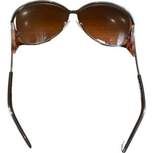 Roberto Cavalli Sunglasses Brown Lenses Tortoise Detail Gunmetal Rim and Sides